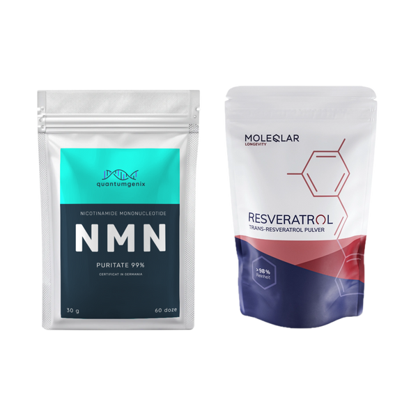 Πακέτο NMN και Resveratrol σε σκόνη - 2 μήνες